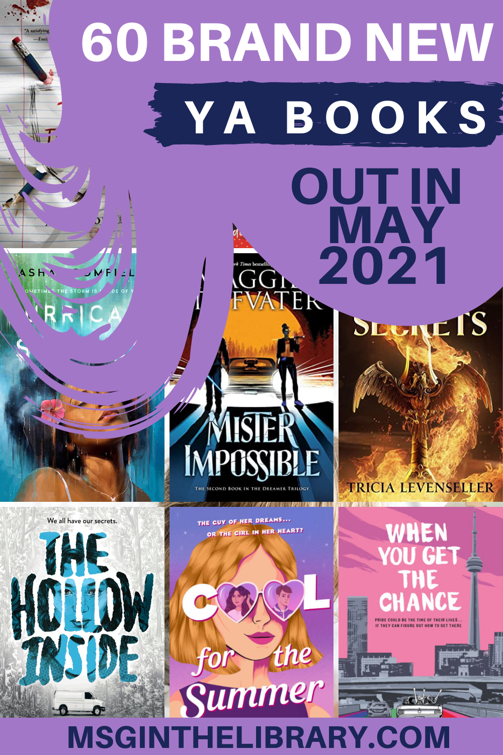 60 Brand NEw May 2021 YA Books to Add to Your Shelves This Month - Ms ...