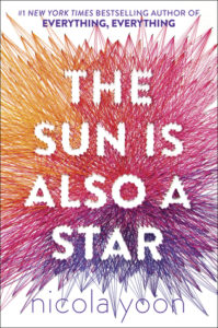 colorful ya books: the sun is also a star by nicola yoon
