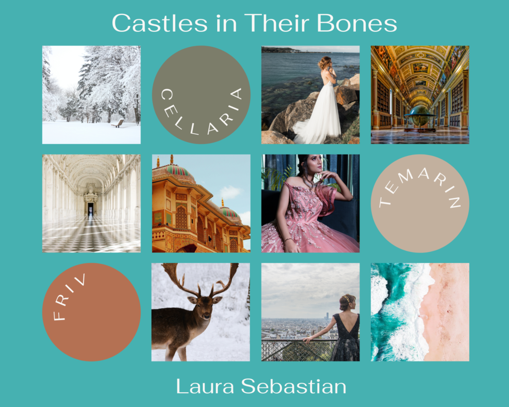 Castles in Their Bones by Laura Sebastian mood board
